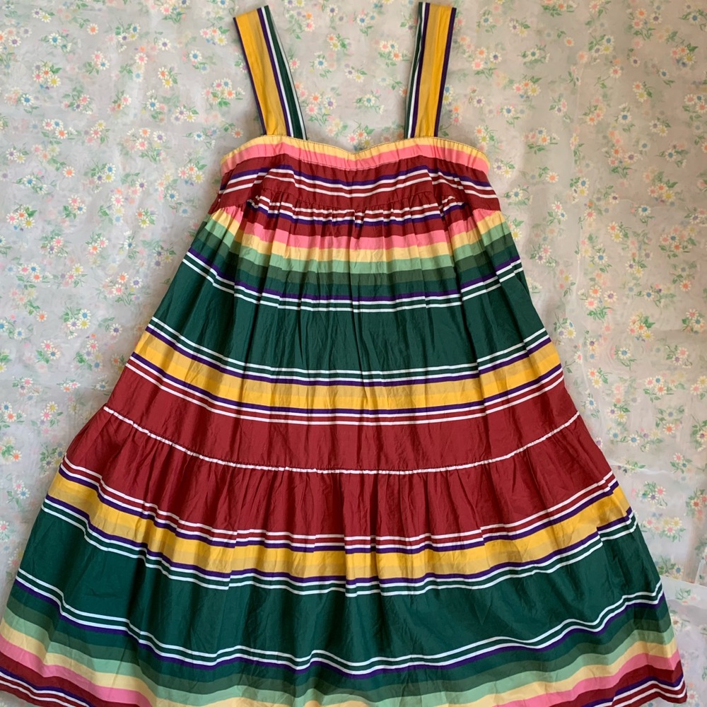 Multi-color fiesta dress